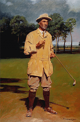 Walter J Travis, winner of the English Amatuer in 1904